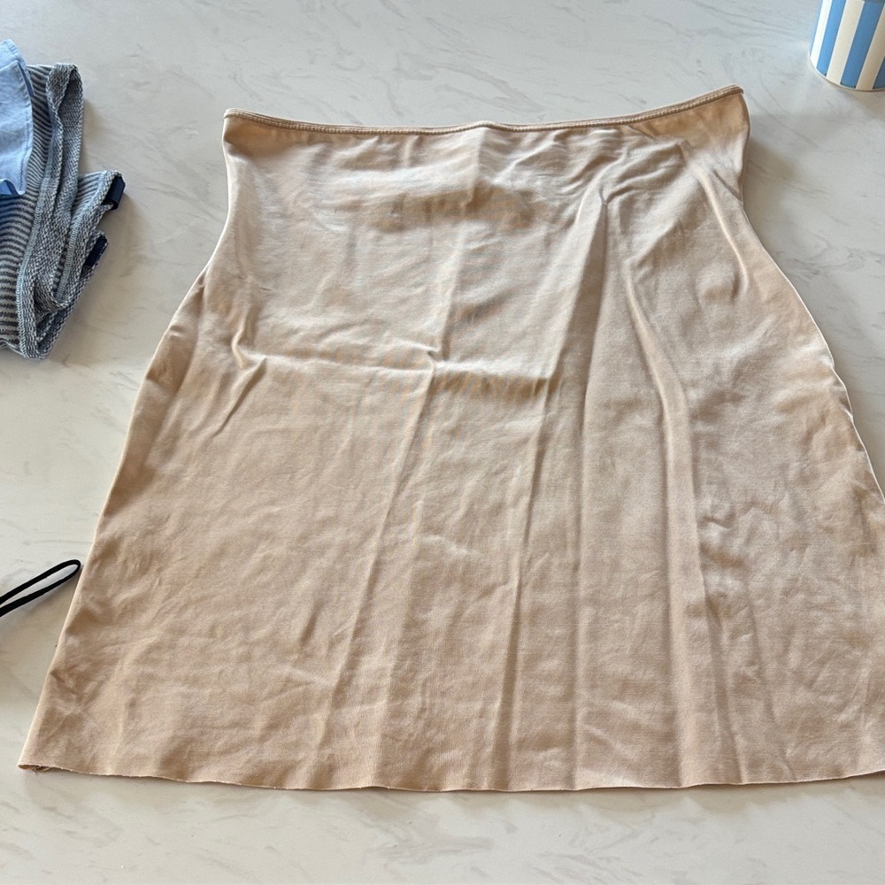 SPANX Beige A-Line Shapewear Skirt